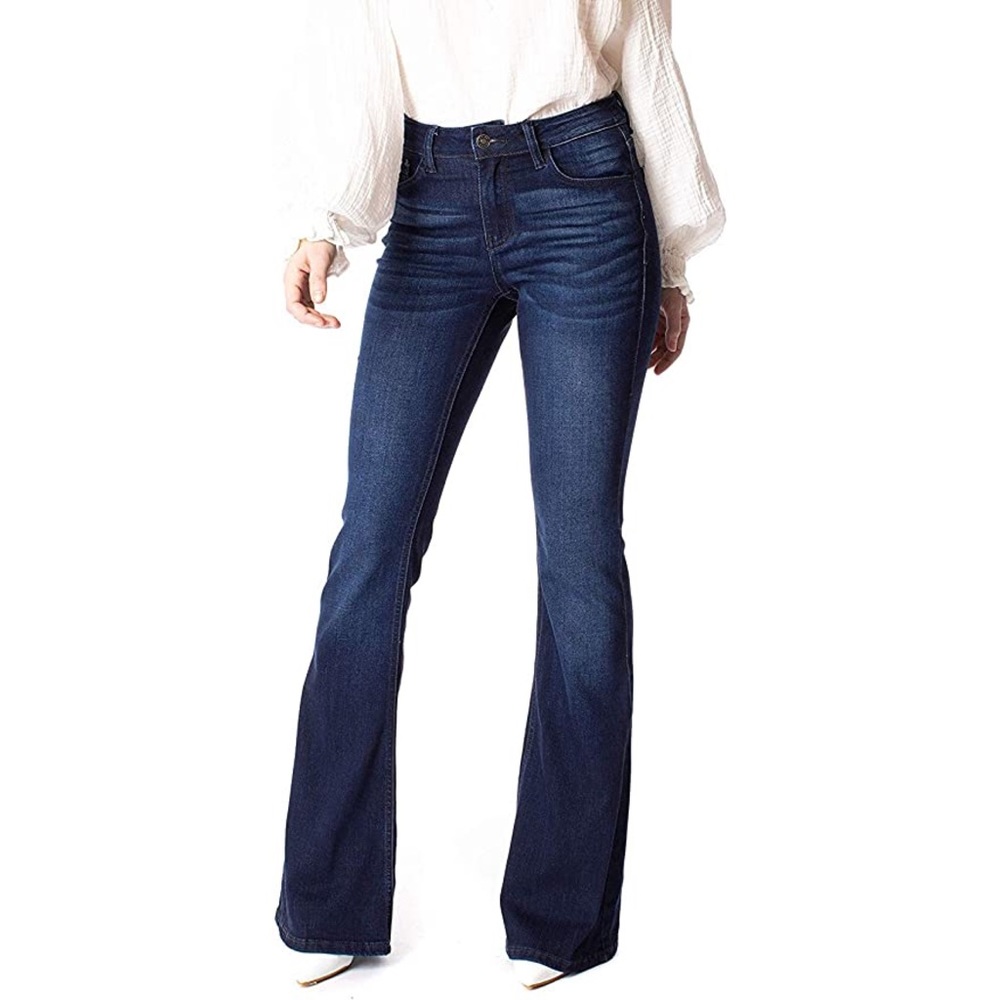 KanCan | Mid-Rise Waist Flare Boot Jeans - Picture 2 of 9